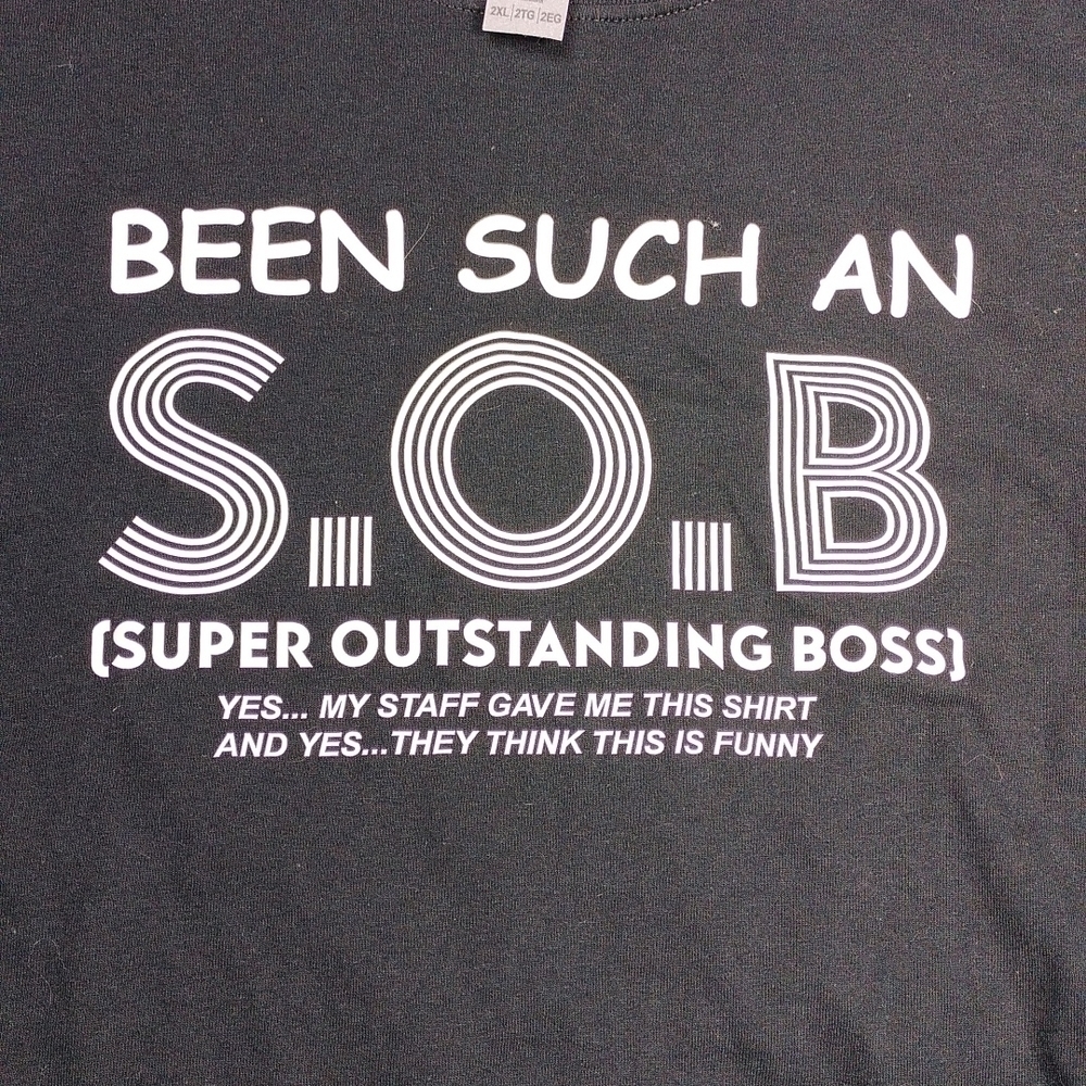 SOB men's 2XL t shirt